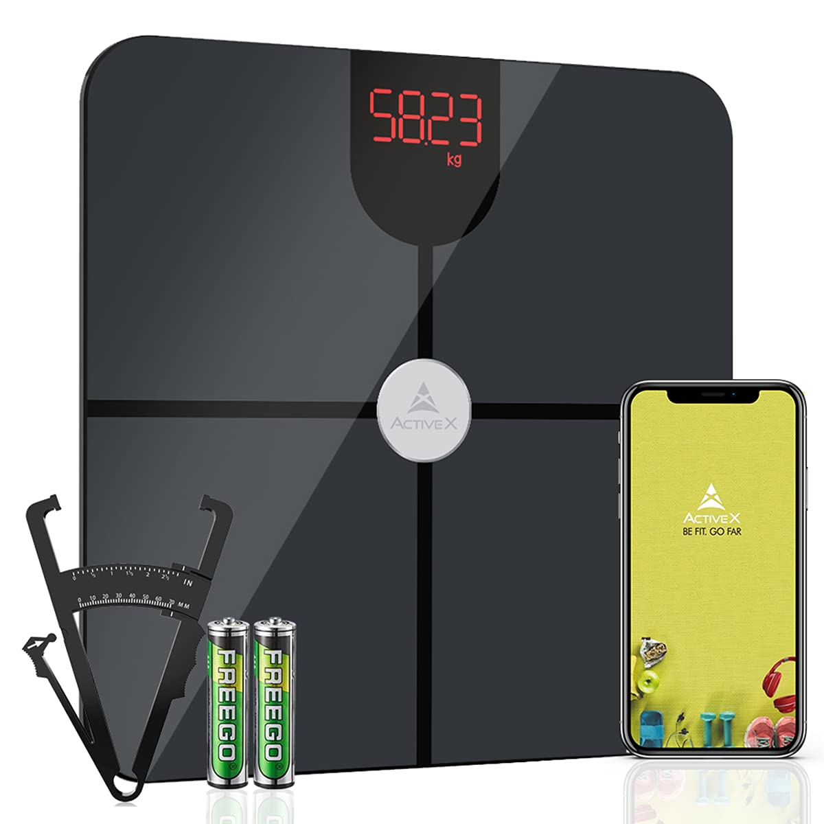 ActiveX (Australia) Ivy Plus Bluetooth Digital Bathroom BMI Scale