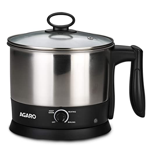 AGARO Esteem Multi 600W Stainless Steel 1.2 Litre Kettle