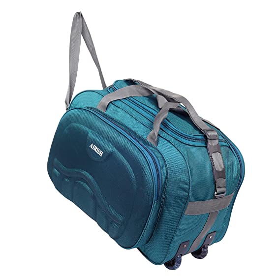 Airish Polyester 30 Cms 2 Wheels Duffle Bag