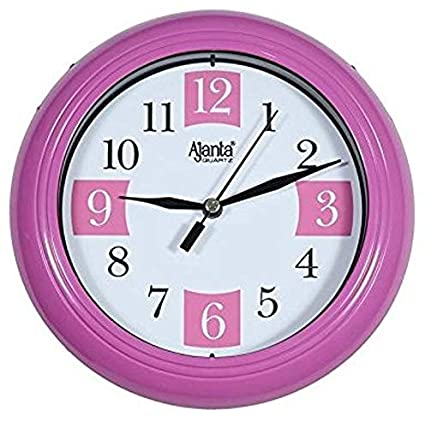 Ajanta 2187 Plastic Abstract Round Wall Clock