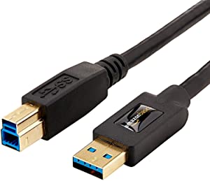 Amazon Basics USB 3.0 A-Male to B-Male Cable