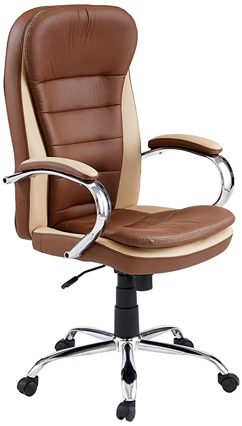 Amazon Brand - Solimo Metal Obidos High Back Executive Chair