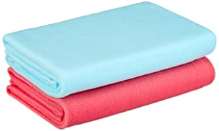 Amazon Brand - Solimo Polar Fleece New Born Baby Blankets