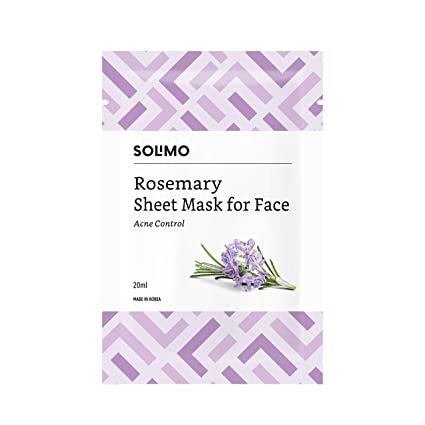 Amazon Brand - Solimo Rosemary Sheet Mask