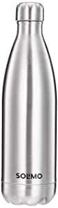 Amazon Brand - Solimo Stainless Steel Insulated 24 Hours Hot or Cold Bottle