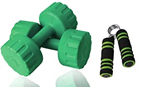 AURION M3+SOTGRIP-X 1 Hand PVC Dumbbells Weights Fitness