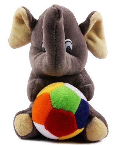 Babique Ball Soft Toy Plush for Kids Baby Girl Birthday (Toys, Elephant)