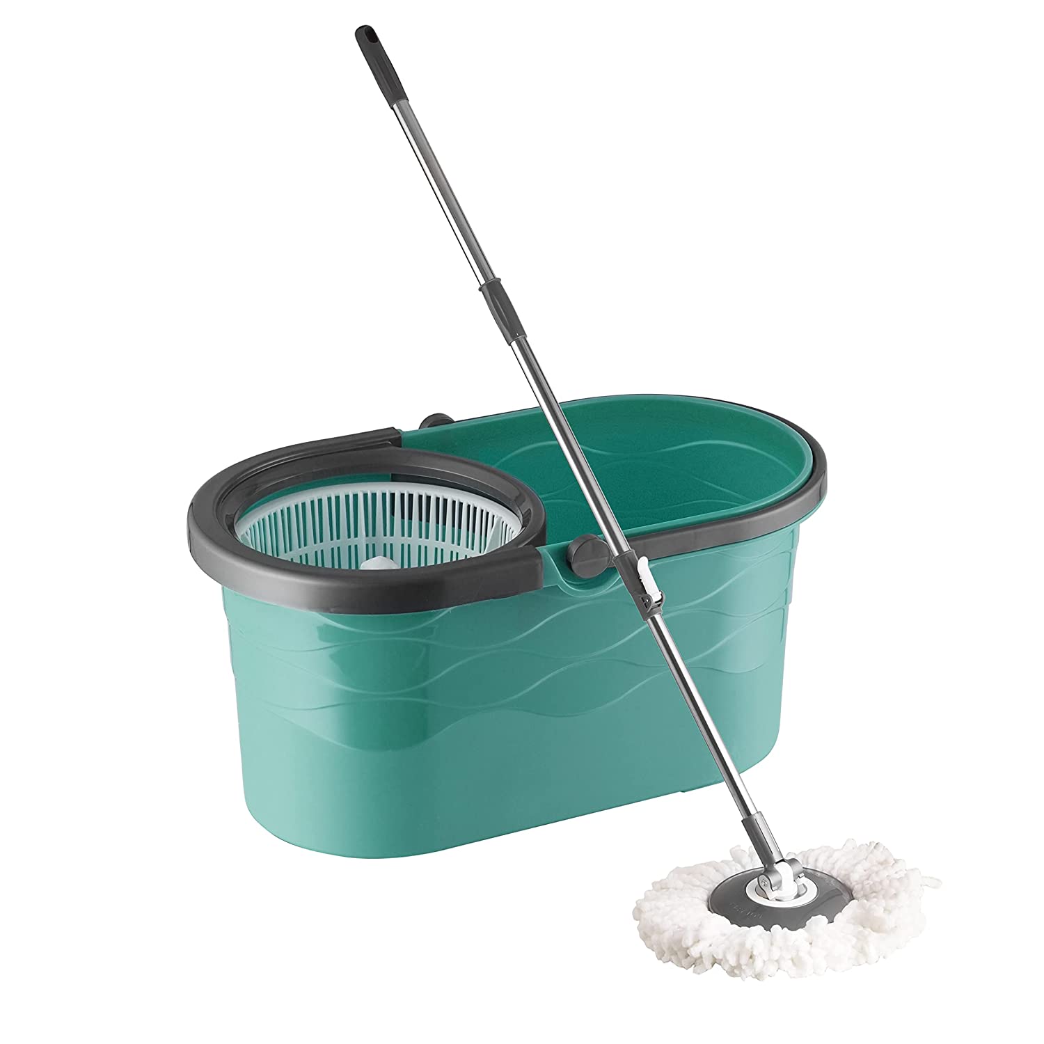 Bellavie Dual Bucket and Wheels, Microfiber Mop