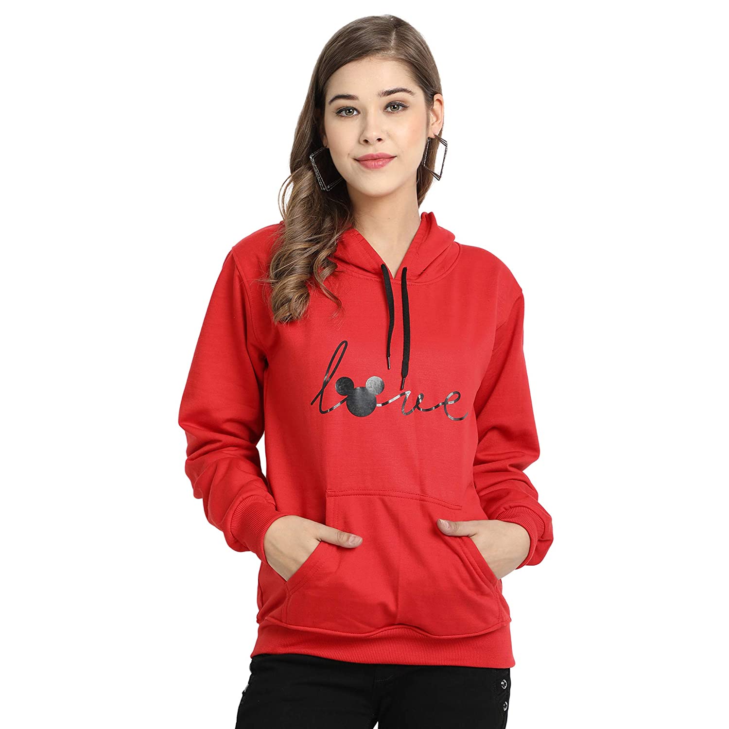 Broadstar Full Sleeve Solid Stylish Hoodie Sweatshirt