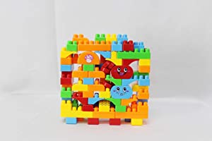 Brunte Kids Blocks Play for Your Imagination 75 Pcs Block Set for The Kids to Play Creative DIY Blocks