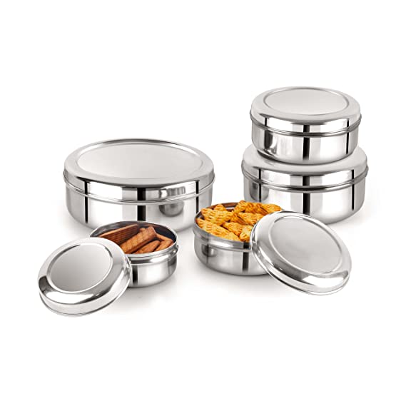 Cello Steelox SmartServe Stainless Steel Storage Jar Set