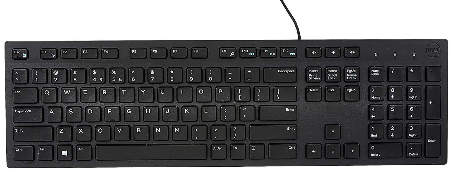 Dell KB216 Wired Multimedia USB Laptop Keyboard