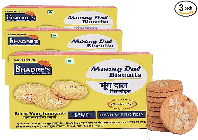 DR. BHADRE'S Moong Dal Biscuits