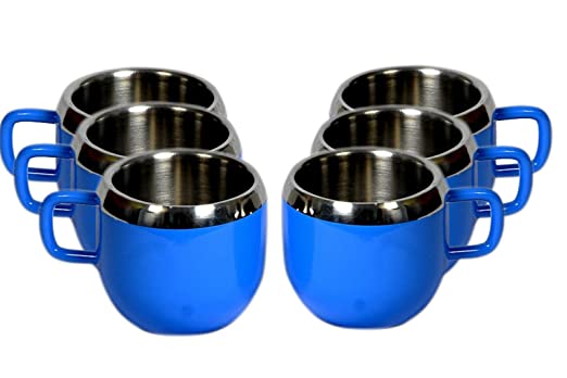 Dynore Stainless Steel Double Wall Tea Cup