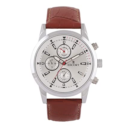 Escort Round Analog Watch