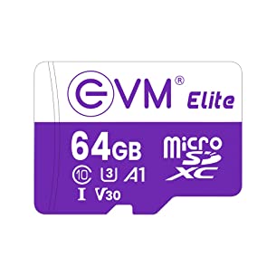 EVM Elite 64GB MicroSDXC Class 10 U3 V30 Memory Card