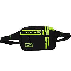 F Gear Amiable Black Green Sports Waist Bag