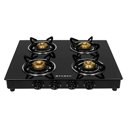 Faber Glass Top 4 Burner Gas Stove