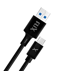 FLiX (Beetel USB to Type C PVC Data Sync