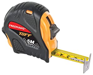 FREEMANS TUFF 5m:25mm Steel Inchi Measuring Tape