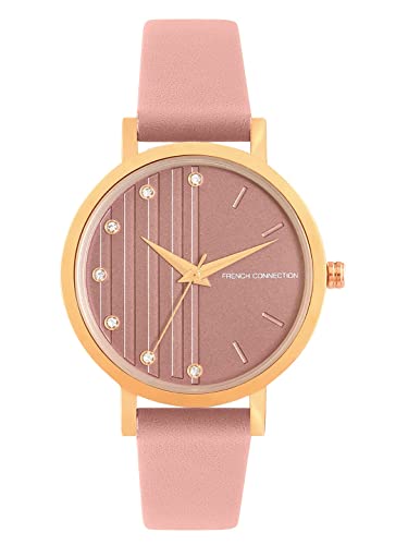 French Connection Round Analog Watch