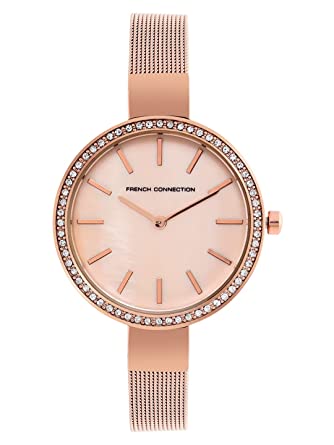 French Connection Round Analog Watch