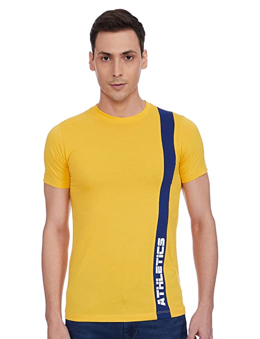 Fusefit Men's Polycotton Half Sleeve Regular Fit T-Shirt