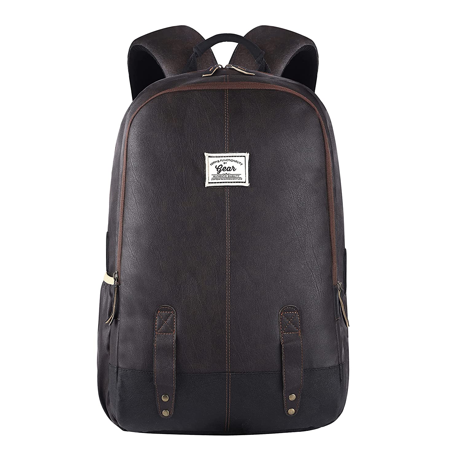 Gear Classic 20 Ltr Faux Leather Laptop Backpack