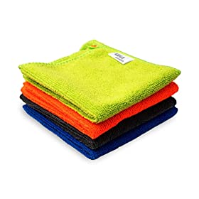 Gizga Essentials Microfiber Cloth, 240 GSM, Highly Absorbent Multipurpose Cloth