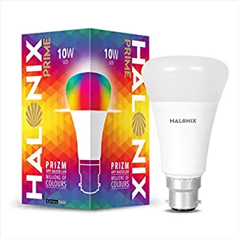 Halonix Prime Bluetooth Base B22D 10 Watt smart led bulb