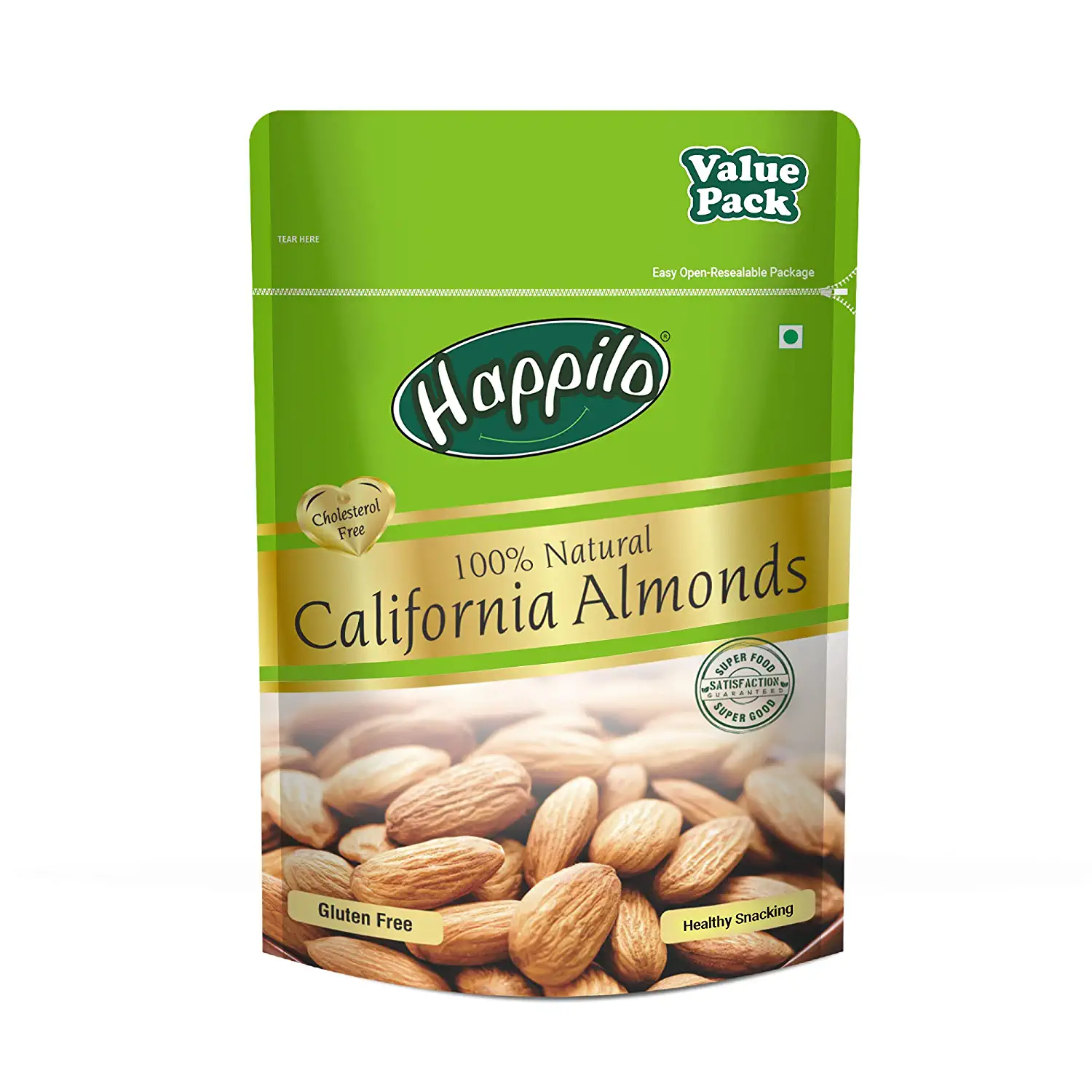 HappiloNatural Premium California Almonds