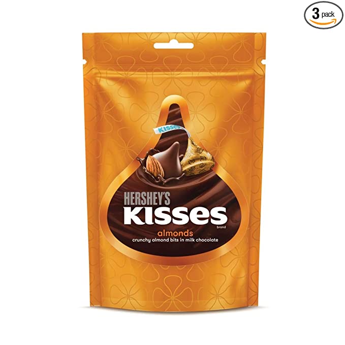 Hershey's Kisses Milk Choclates Almond