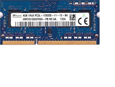 Hynix 4GB Laptop RAM PC3L 12800 DDR3 1600 MHz Low Voltage 1.35v Memory Module