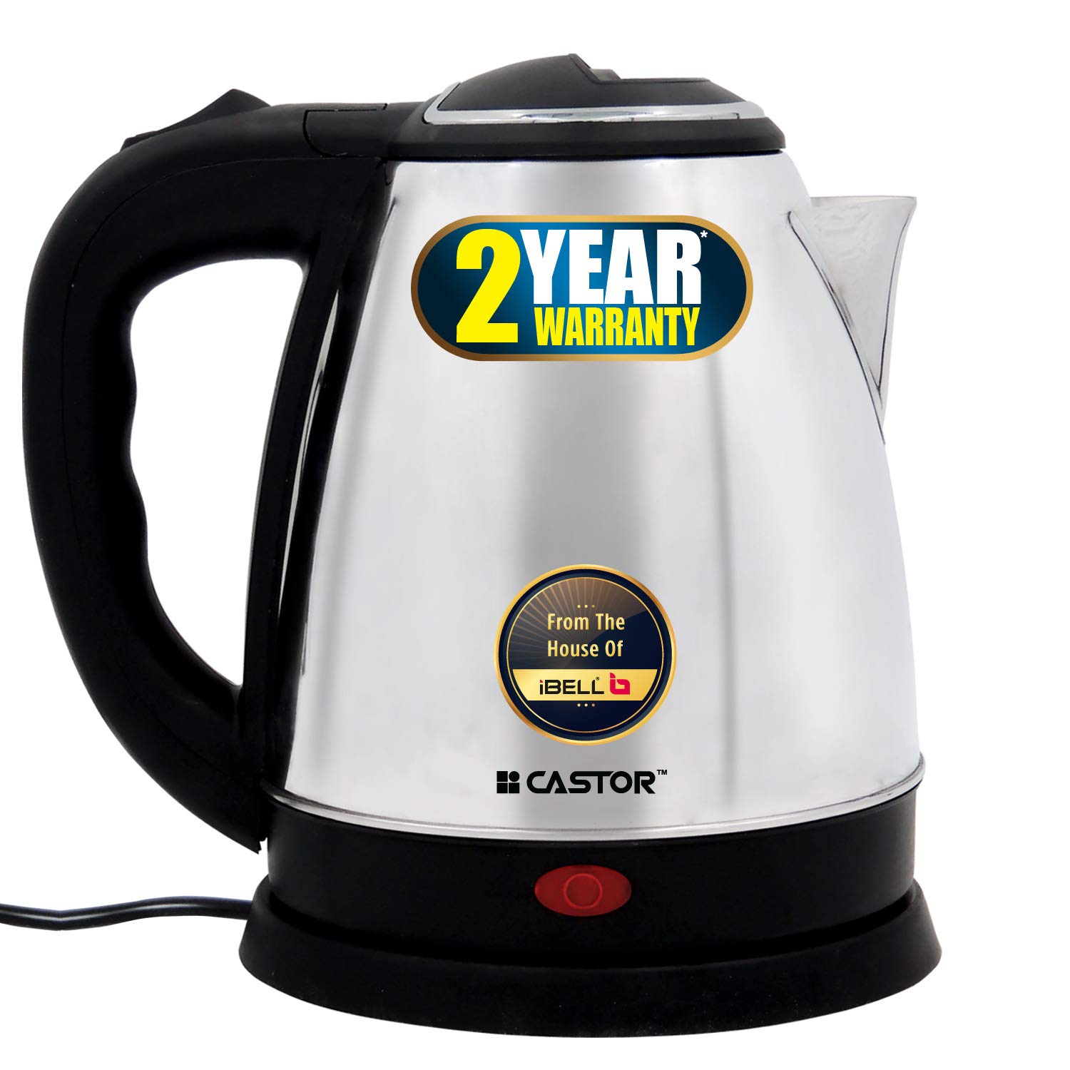 iBELL Castor CTEK15L Premium 1.5 Litre Stainless Steel Electric Kettle