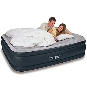 Intex Deluxe Pillow Rest Raised Queen Airbed