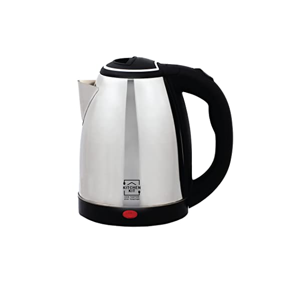 Kitchen Kit 1500 Watts Stainless Steel 1.8 Ltr Electric Kettle