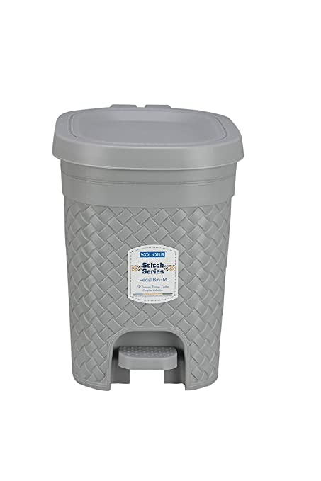 Kolorr Modern Design Plastic 7 Litre Pedal Dustbin