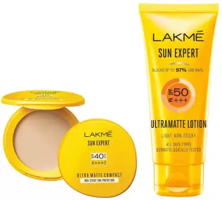 Lakmé Sun Expert Ultra Matte Lotion and Compact