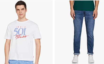 Levi's Men T-Shirt and Jeans