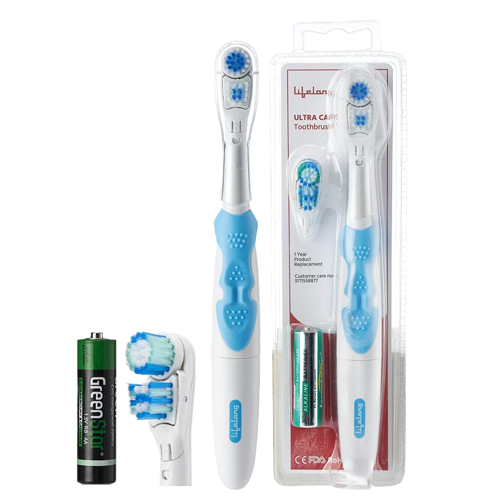 Lifelong LLDC45 Ultra Care Battery Operated Toothbrush