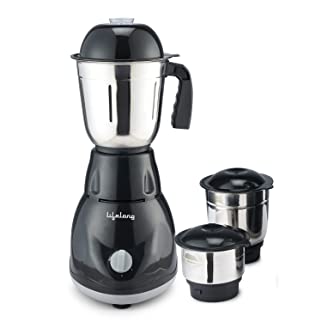 Lifelong LLMG23 Power Pro 500-Watt Mixer Grinder with 3 Jars