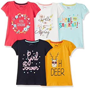 Max Girl's Regular Fit Tshirt