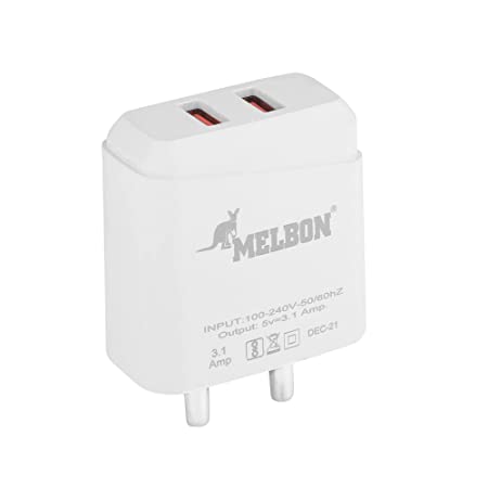 MELBON MB 2C Dual USB Fast Charging Power Adaptor