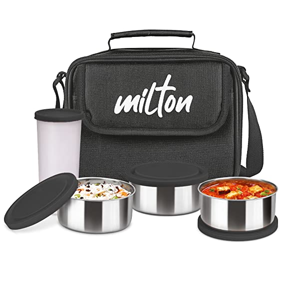 MILTON New Steel Combi Food Grade Light Weight Lunch Box