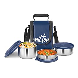 Milton Tasty 3 Stainless Steel Lunch Box