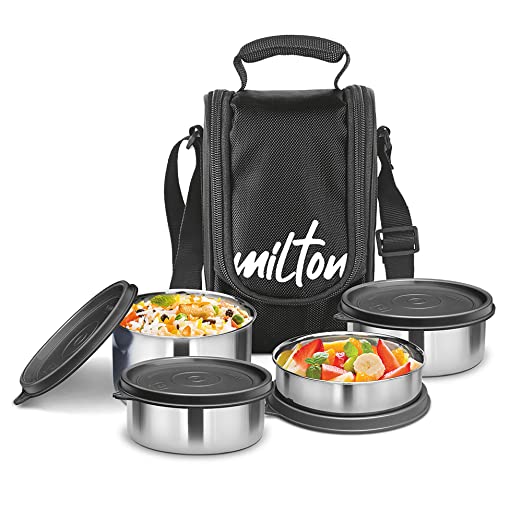 Milton Tasty 4 Stainless Steel Containers Lunch Box