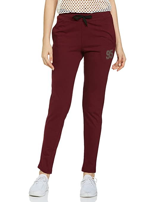 NEWPORT Women's Cotton Regular Fit Trackpants