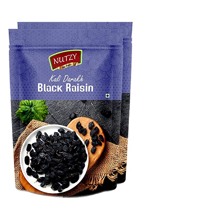 Nutzy Premium Black Raisins/Kali Darakh