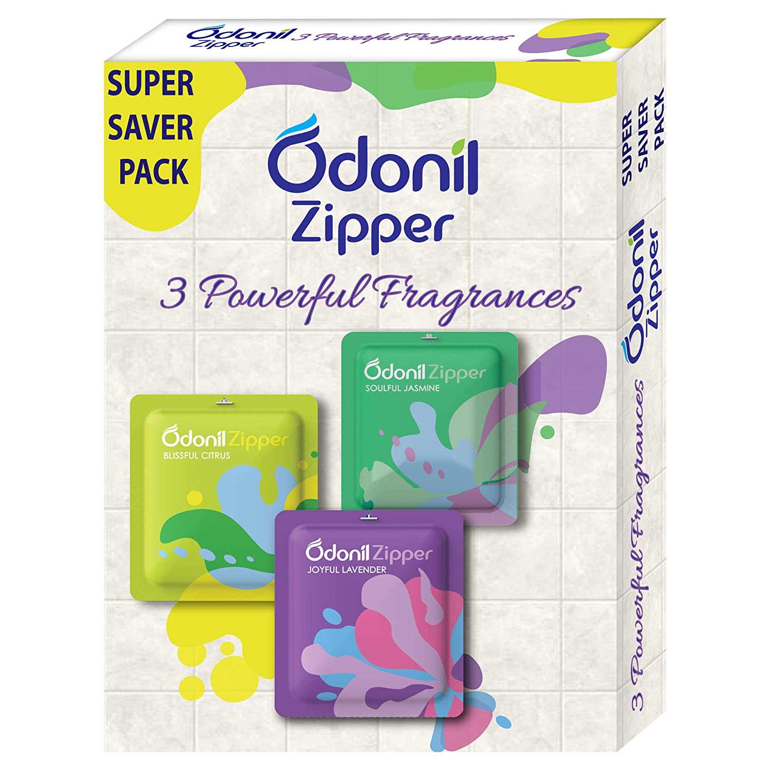 Odonil Bathroom Air Freshener Zipper