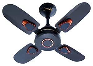 Oreole Amaze Ultra High Speed 24 Inch smoke black 600 mm Anti Dust 4 Blade Ceiling Fan